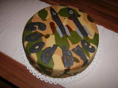 Čokoládovo banánová torta pre vojaka